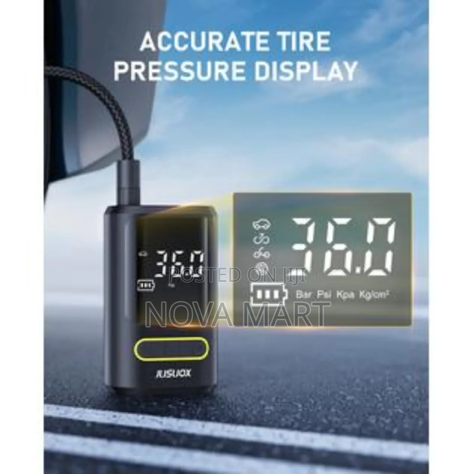 Cordless Air Pump for Car Tires