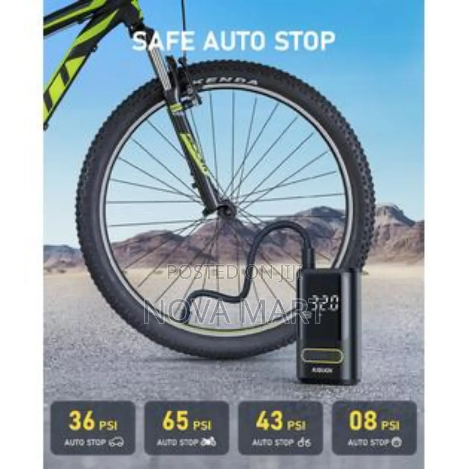 Cordless Air Pump for Car Tires