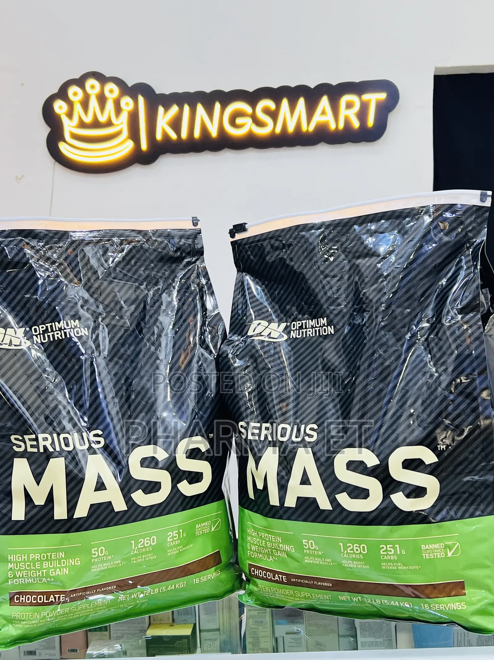 High Protein and 1260 Calorie Optimum Nutrition Serious Mass Gainer