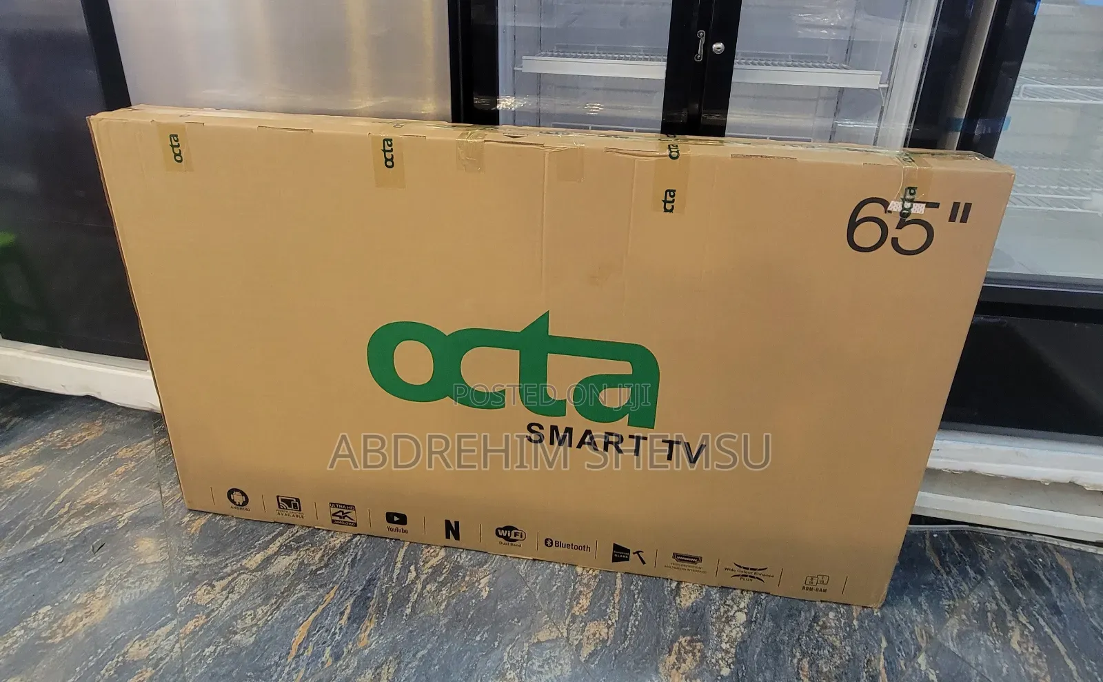 Octa Tv 65 Inch Smart Doubel Glass