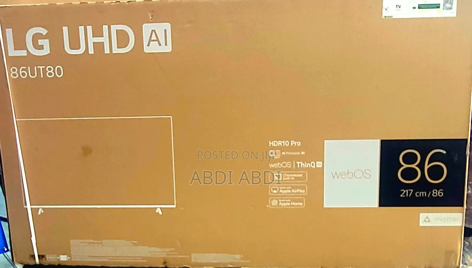 Lg 86 Inch Tv Ut80 Uhd New Tv