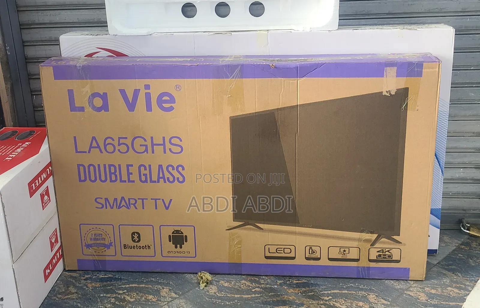 Laive Tv 65 Inch Smart Doubel Glass