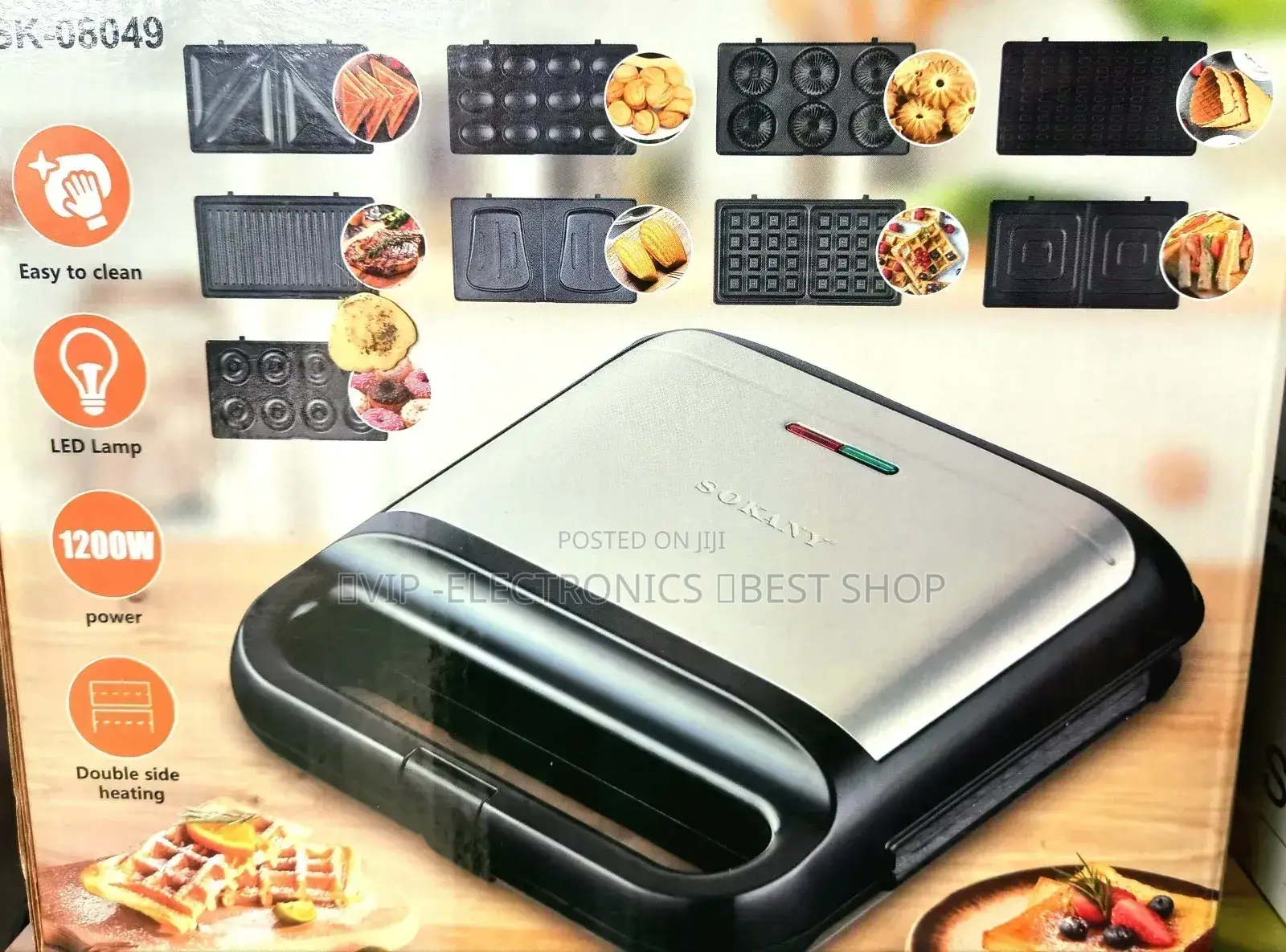 Sokany Sanduwich Maker 9in1