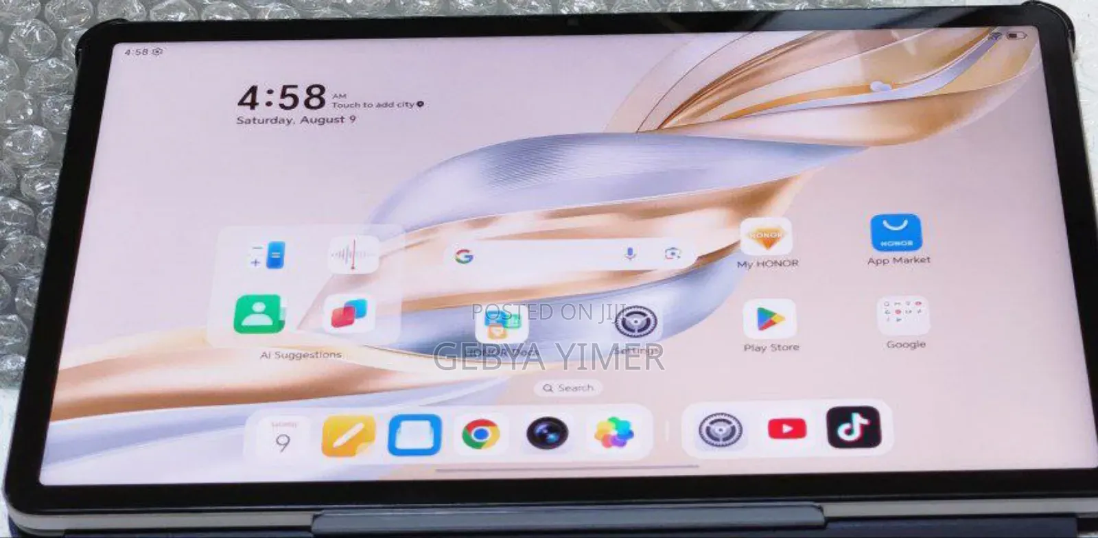 New Honor Pad X9 128 GB Silver