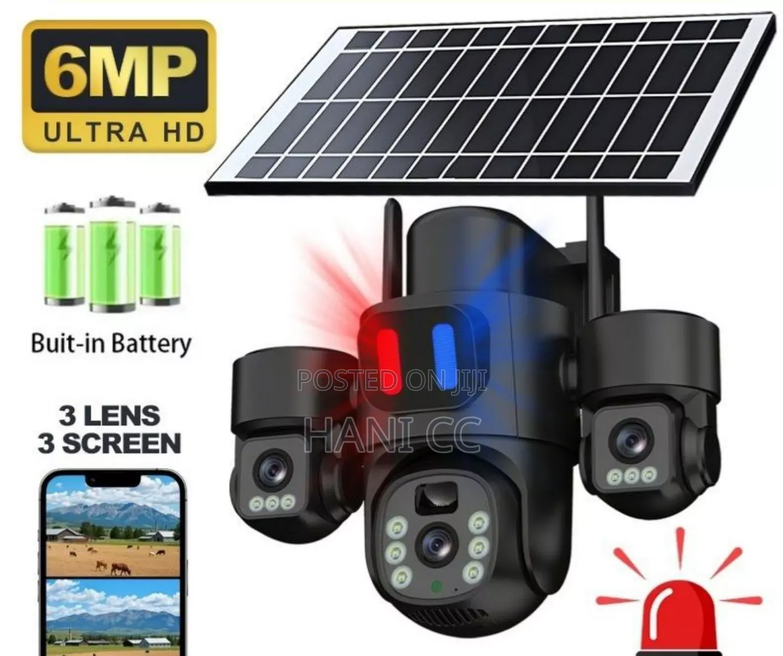 Solar Power and Electric Power Camera