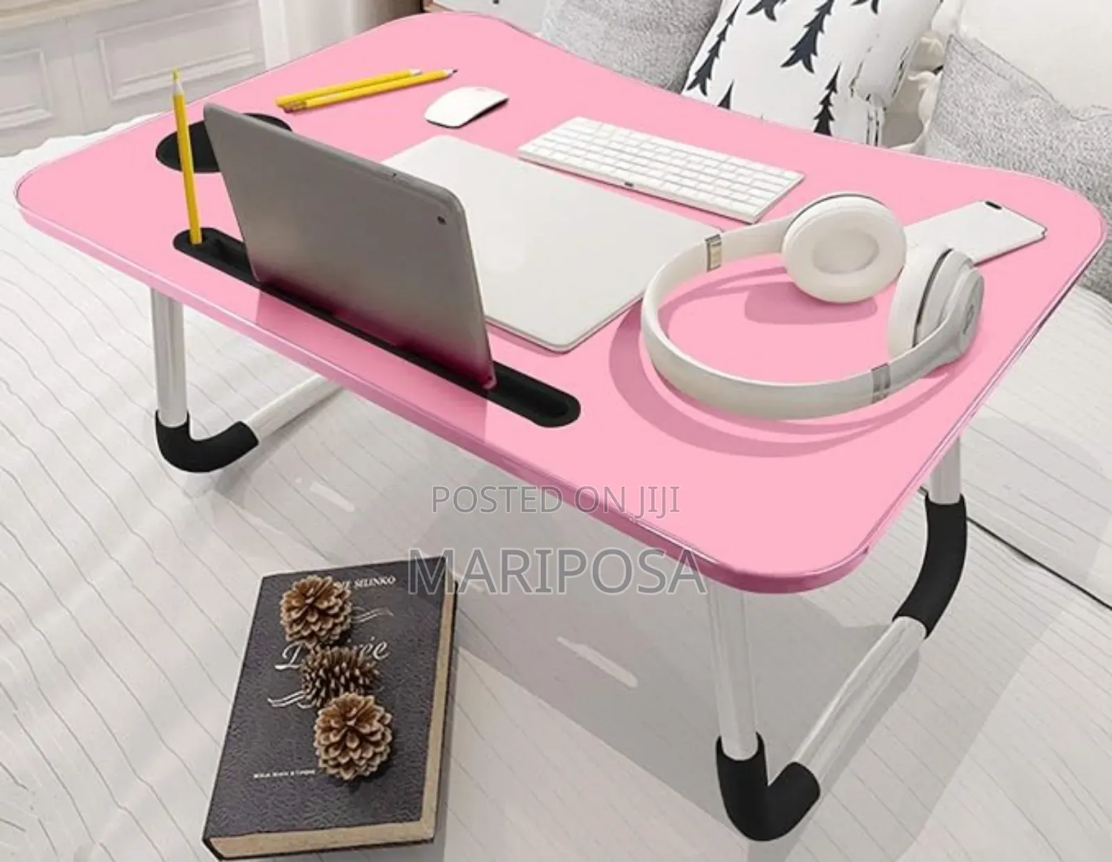 Foldable and Portable Laptop Table With Cup Holder