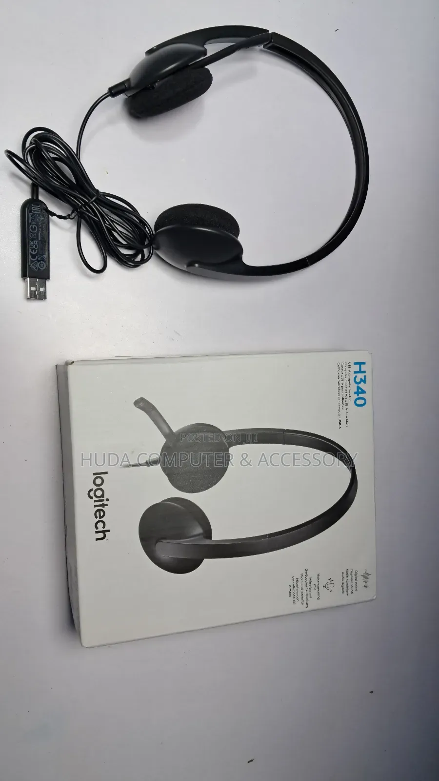 Logitech H340 Usb Headset – Clear Digital Audio for Work Play