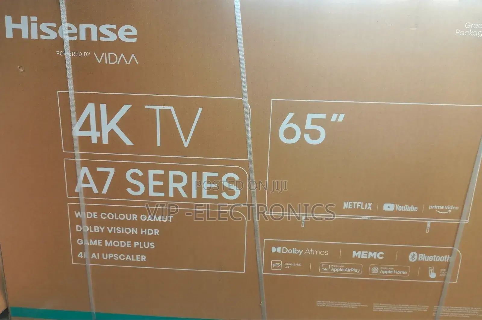 Hisense 65 Inch Tv Smart A7series Frameless Tv