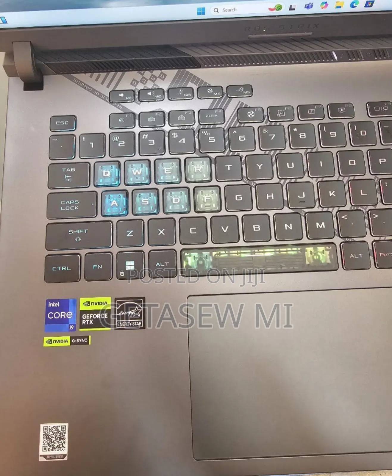 New Laptop Asus ROG Strix G16 G614 16GB Intel Core I9 SSD 1T