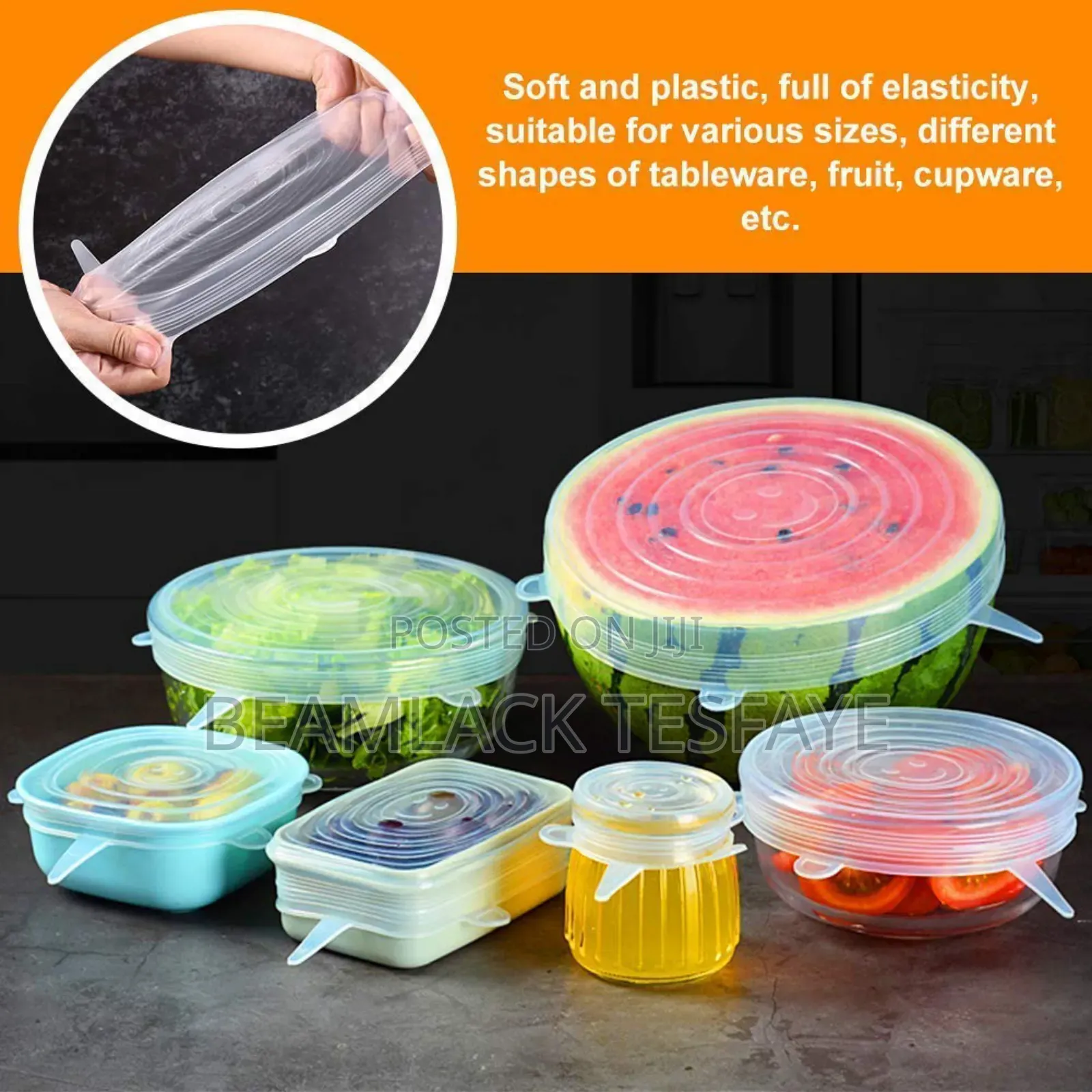 Super Stretch 6pcs Silicon Lids