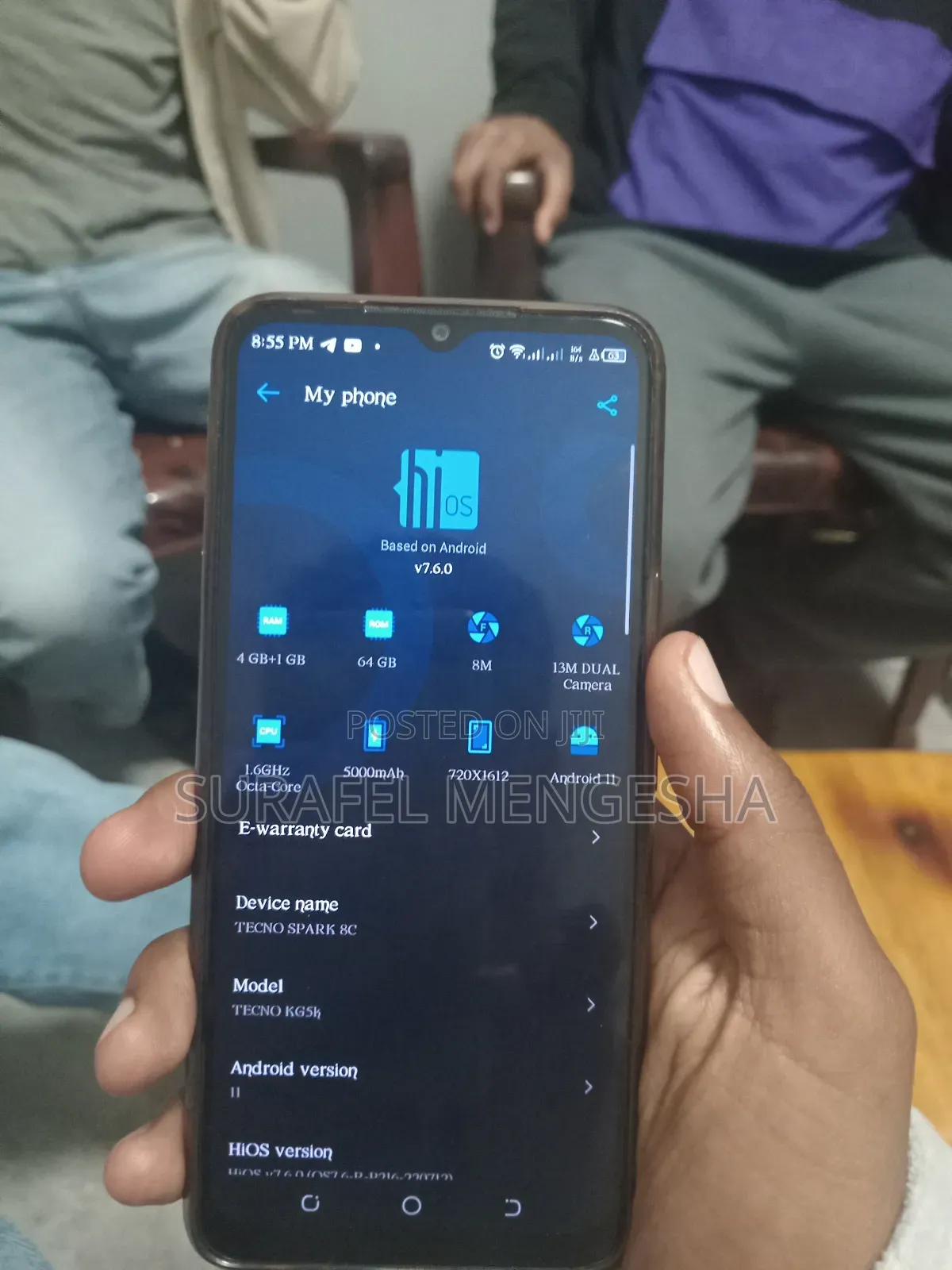 Tecno Spark 16 GB Blue