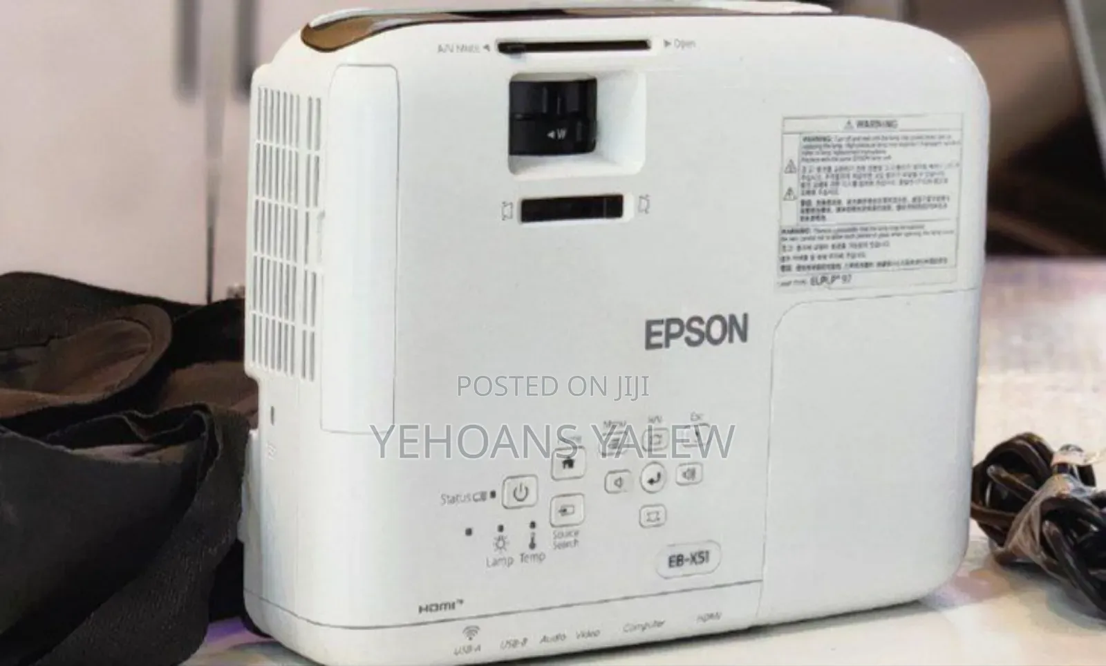 Epson Projector Model: Eb-X51 Has: Bag Remote Model Name: Eb-X51