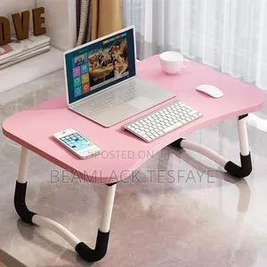 Foldable Portable Laptop Table With Cup