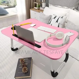 Foldable Portable Laptop Table With Cup