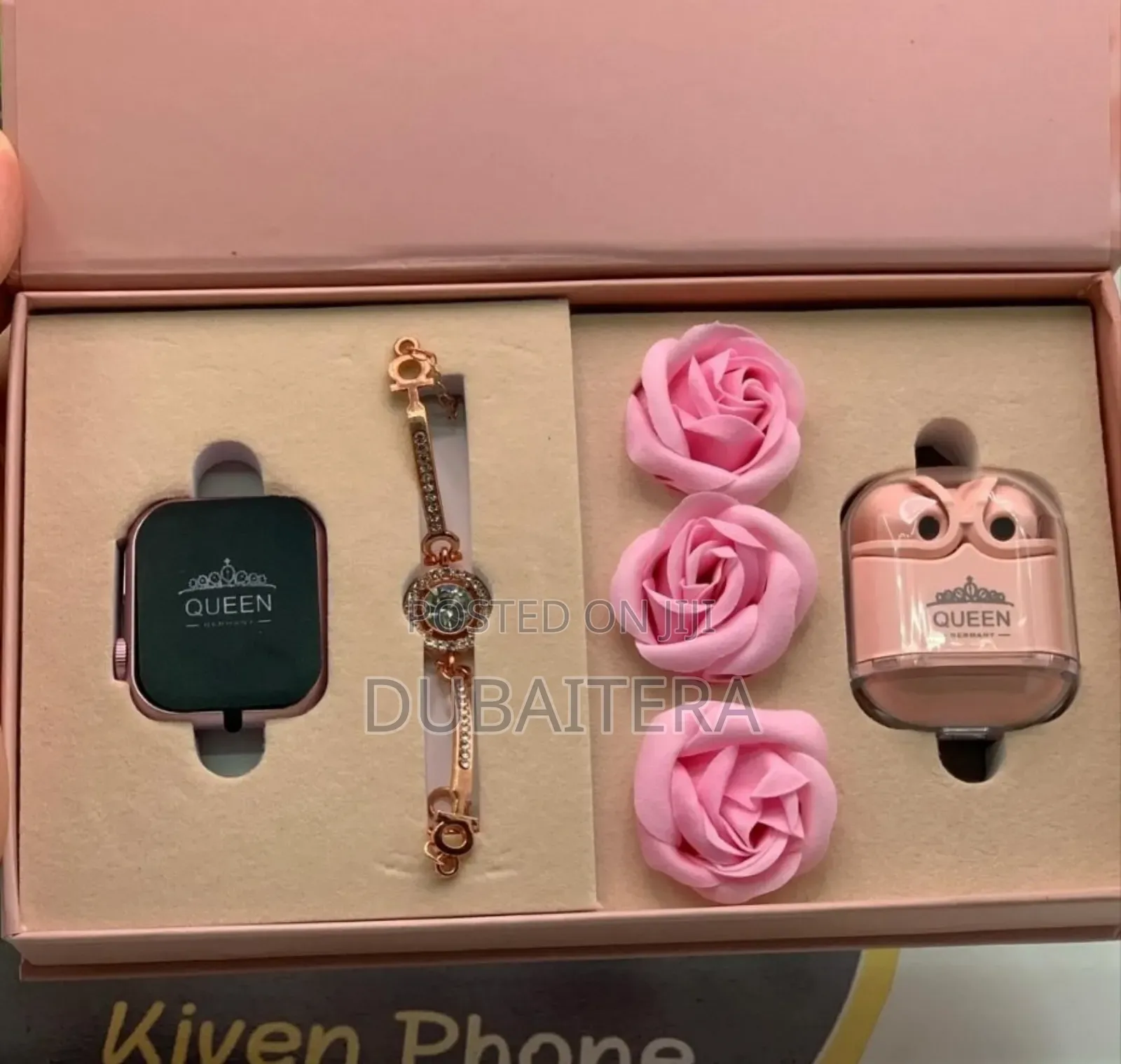 Germany Smart Watch + Airpods + Braclet + Extra Straps + Rose Flower