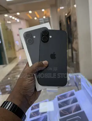 New Apple iPhone 16 Plus 256 GB Black