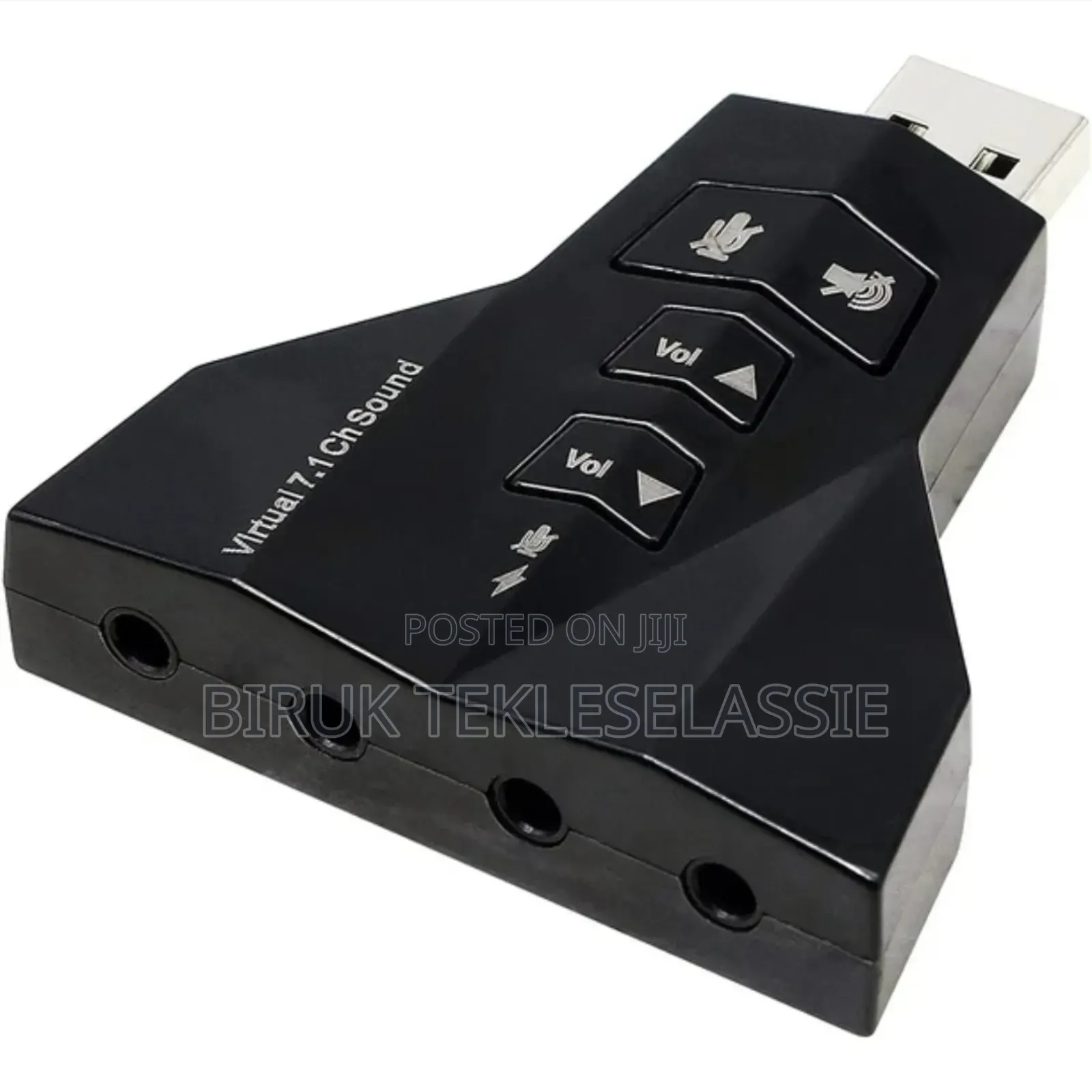 Usb to 3.5mm External Sound Card Adapter 
Virtual 7.1