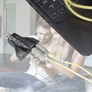 Usb to 3.5mm External Sound Card Adapter 
Virtual 7.1