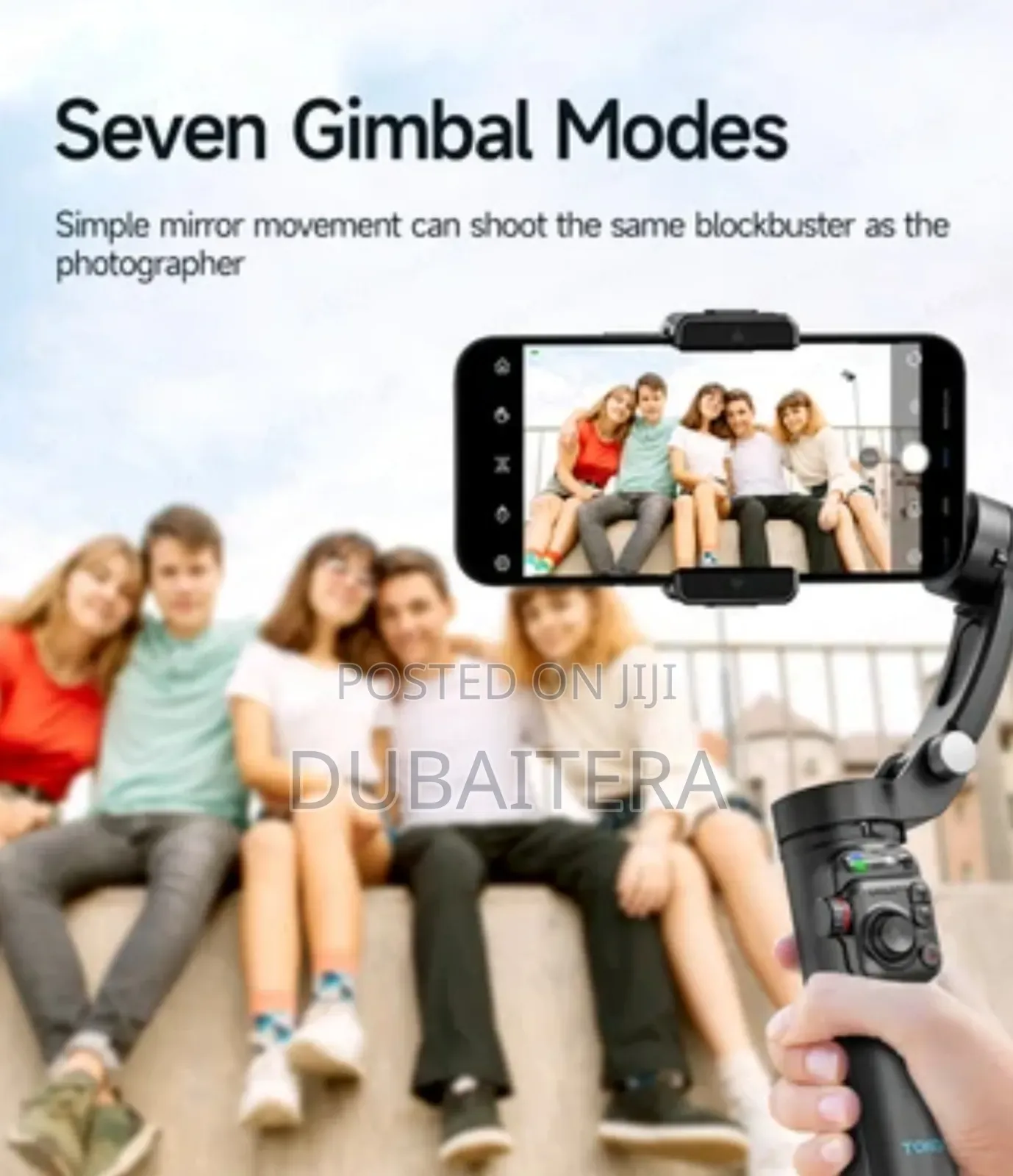 Ai Stabilzation ያለው 3 Axis Gimbal የራሱ የሆነ Radio Microphone ያለው የሚነቀል
