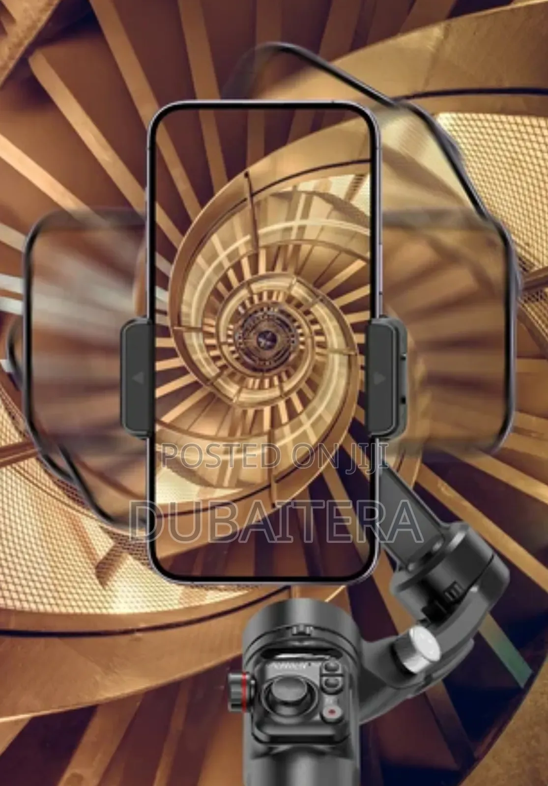 Ai Stabilzation ያለው 3 Axis Gimbal የራሱ የሆነ Radio Microphone ያለው የሚነቀል