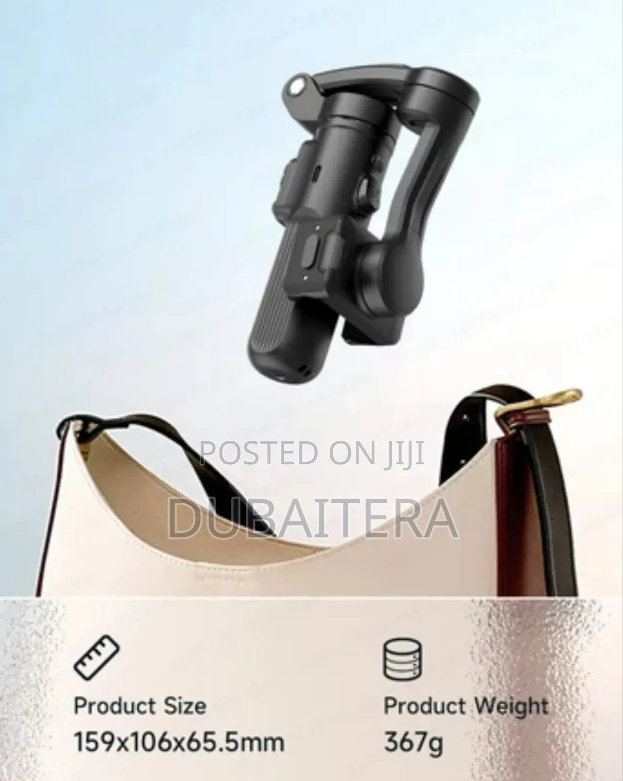 Ai Stabilzation ያለው 3 Axis Gimbal የራሱ የሆነ Radio Microphone ያለው የሚነቀል