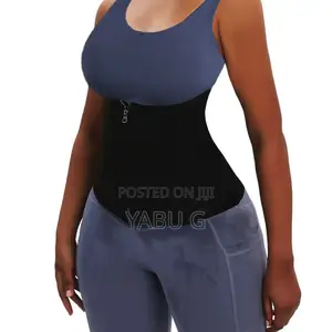 Women Waist Trainer Vest Slim Corset Neoprene Sauna Tank Top Zipper