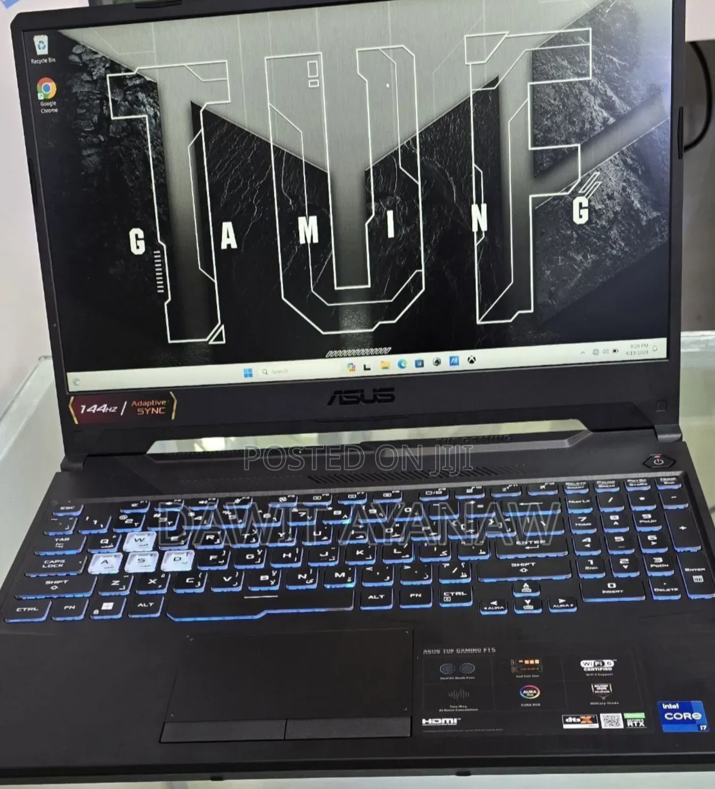 New Laptop Asus TUF Gaming A15 16GB Intel Core I7 HDD+SSD 512GB