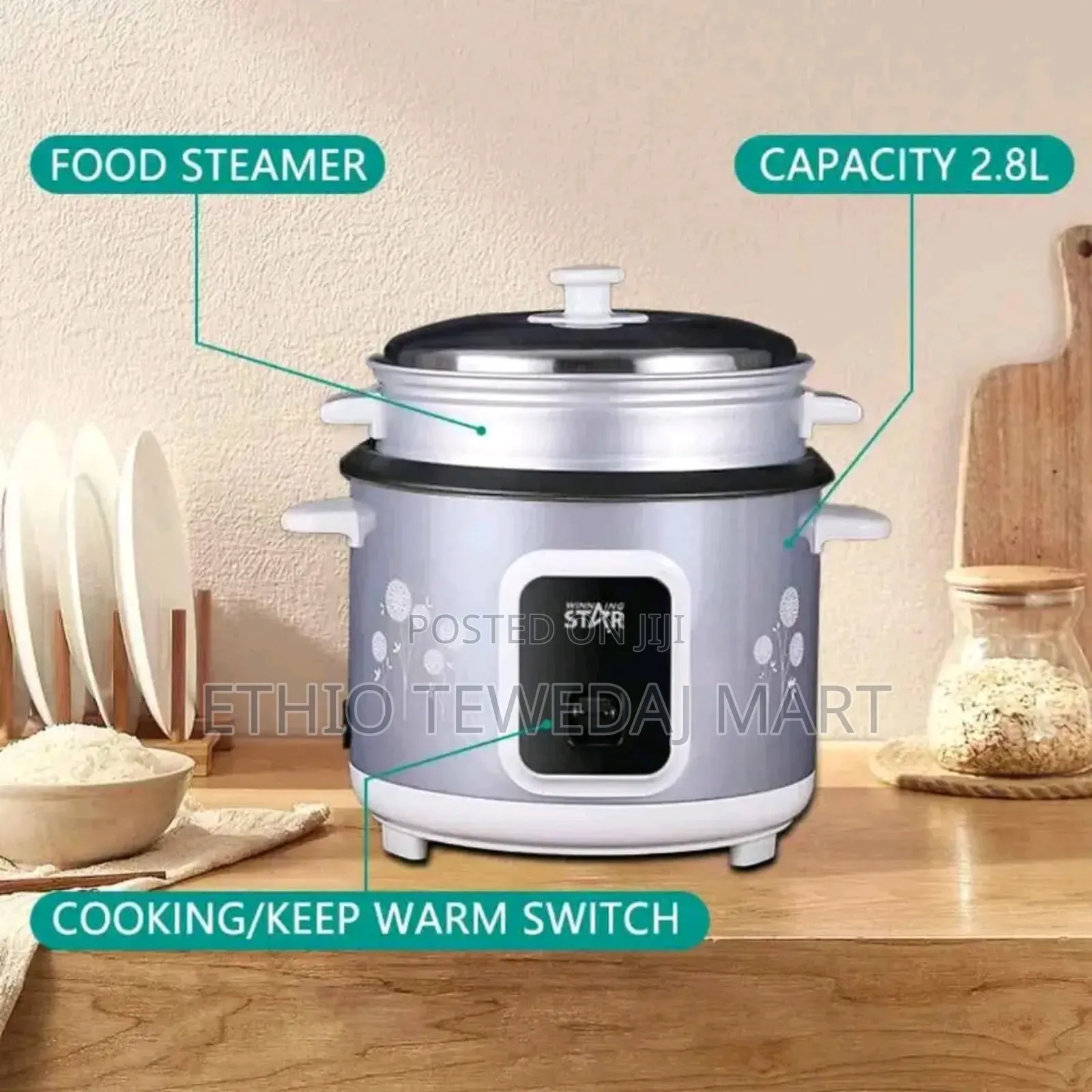 Winning Star 2 in 1 Rice Cooker