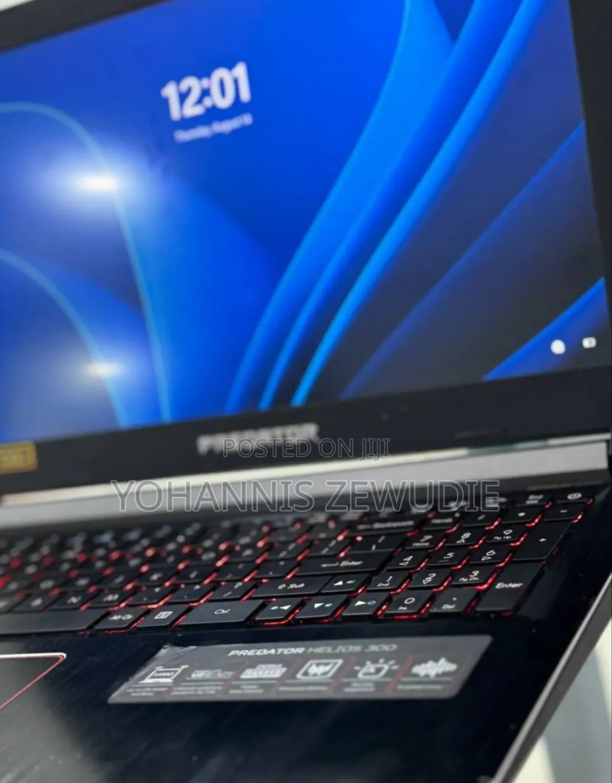 Laptop Acer Predator 15 16GB Intel Core i7 HDD+SSD 256GB