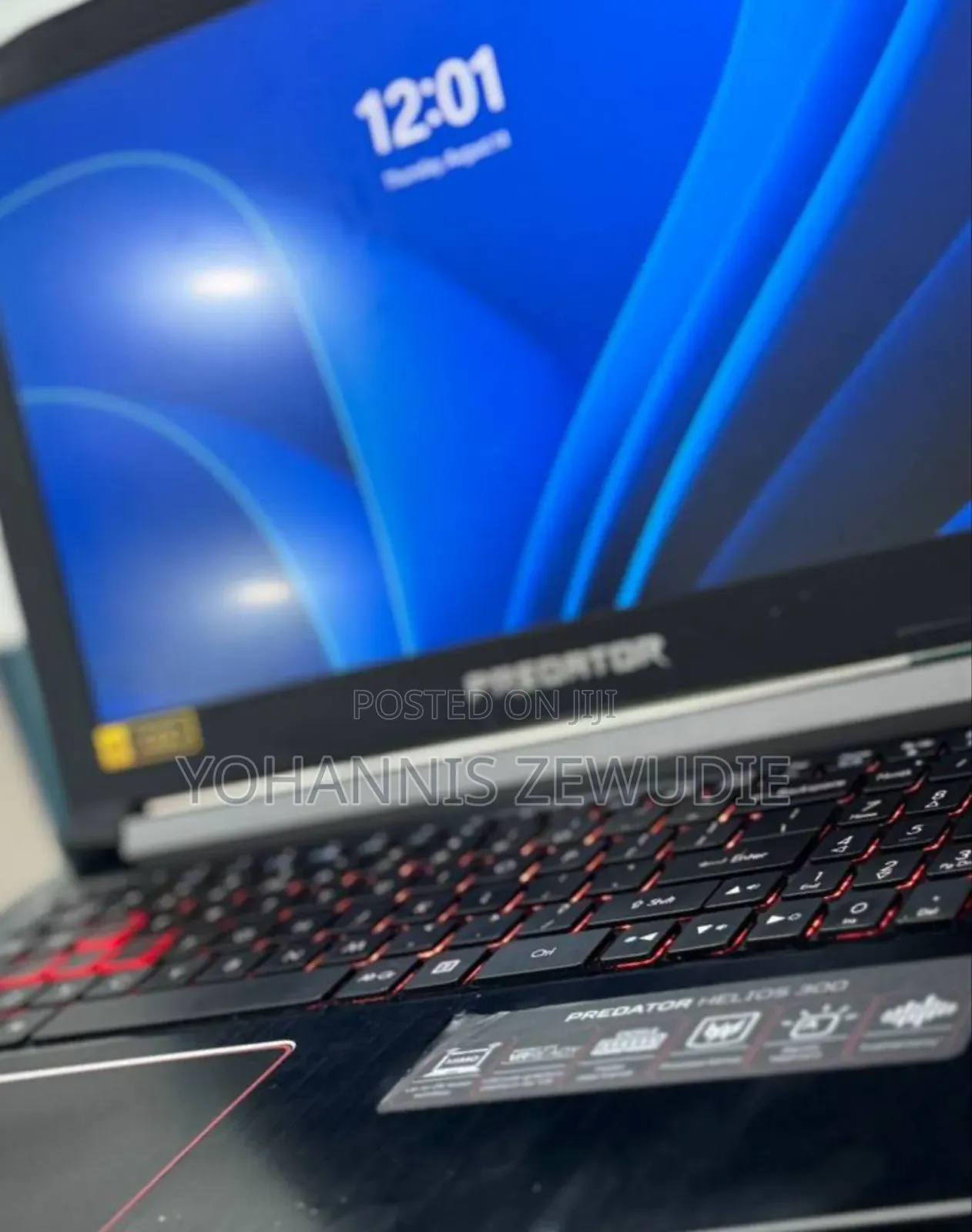 Laptop Acer Predator 15 16GB Intel Core i7 HDD+SSD 256GB