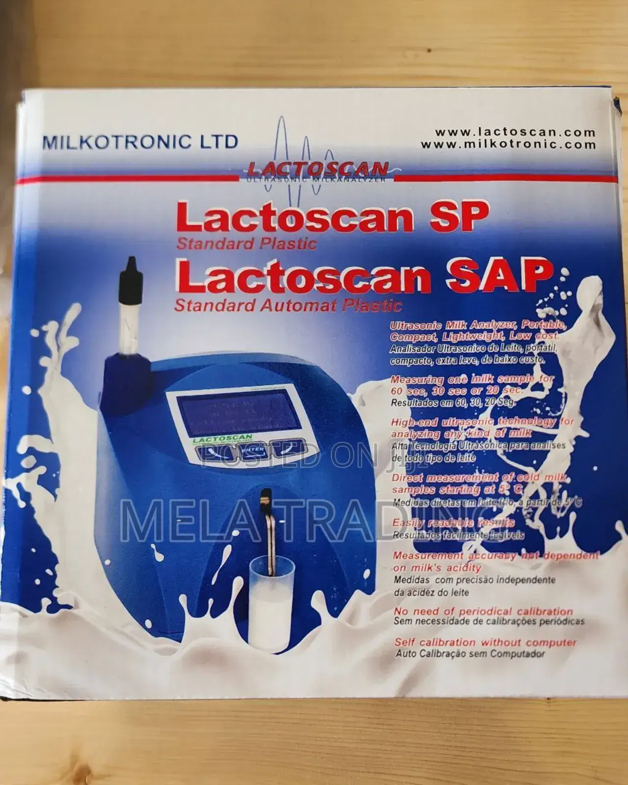 Lactoscan For Milk Detail Analysis