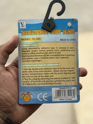 Door Or Window Entry Alarm