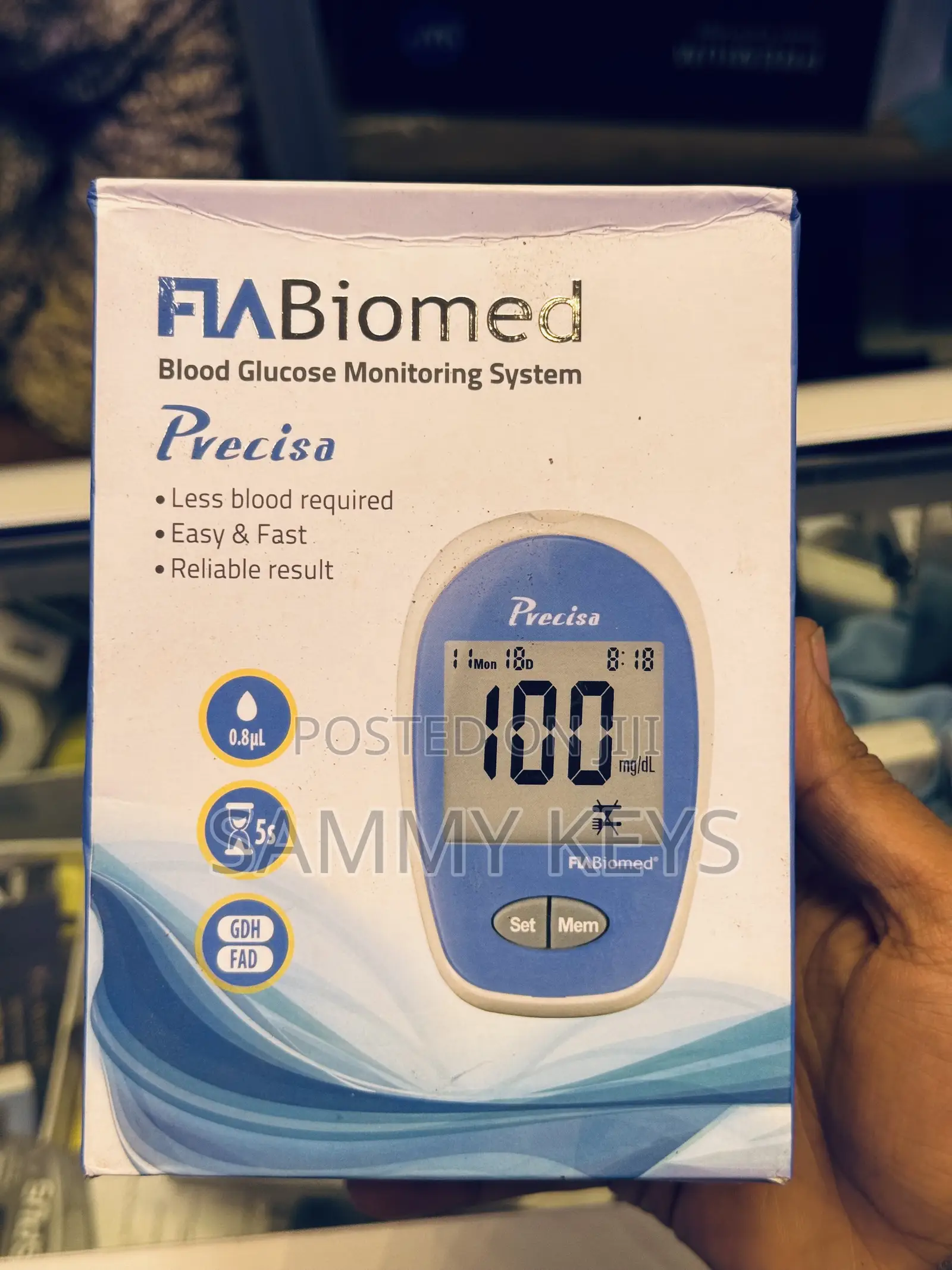 Precisa Fabiomed Blood Glucose Monitoring System
