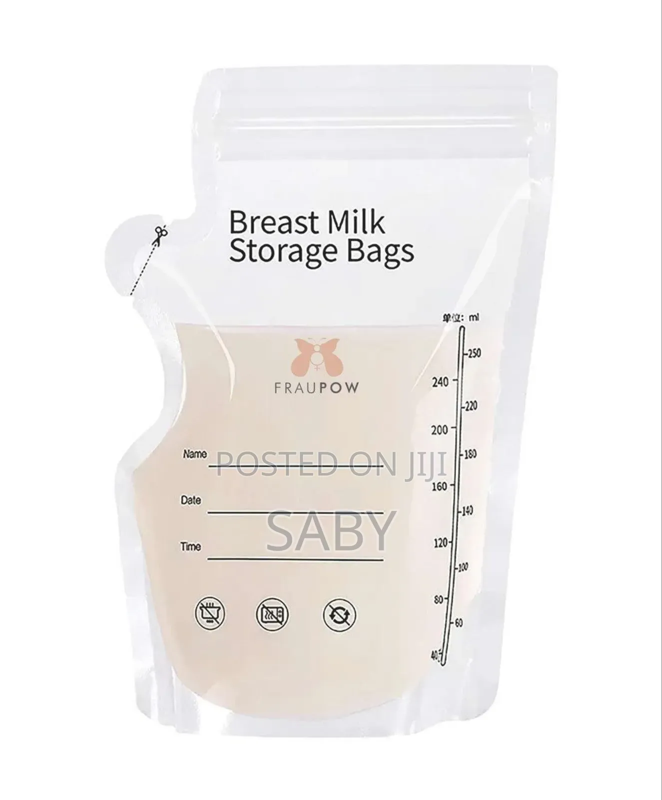 Breast Milk Storage Bags የናት ጡት አልቦ ለማሰቀመጥ የሚረዳ