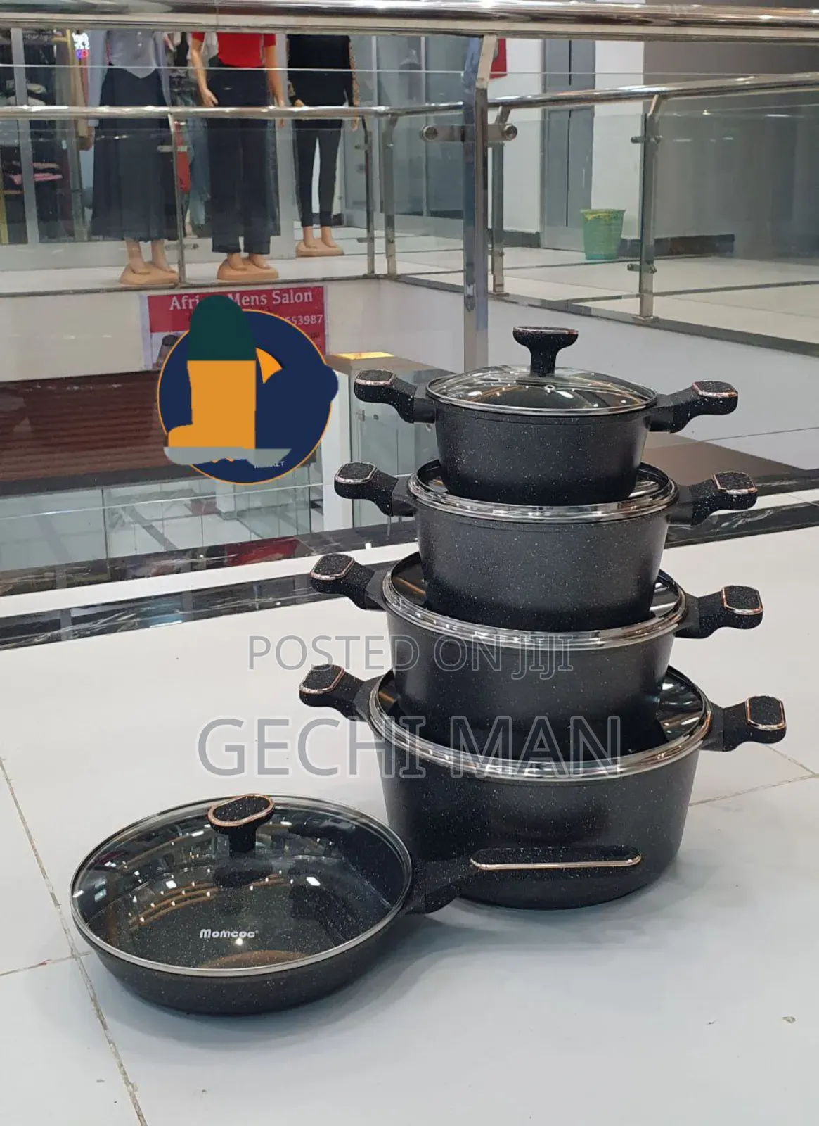 Momcoc 5pcs Die-Cast Casserole Set