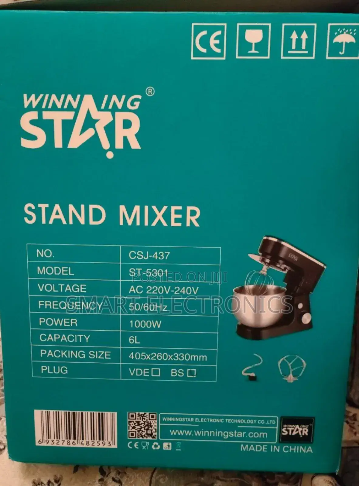 Winning Star 6l Stand Mixer