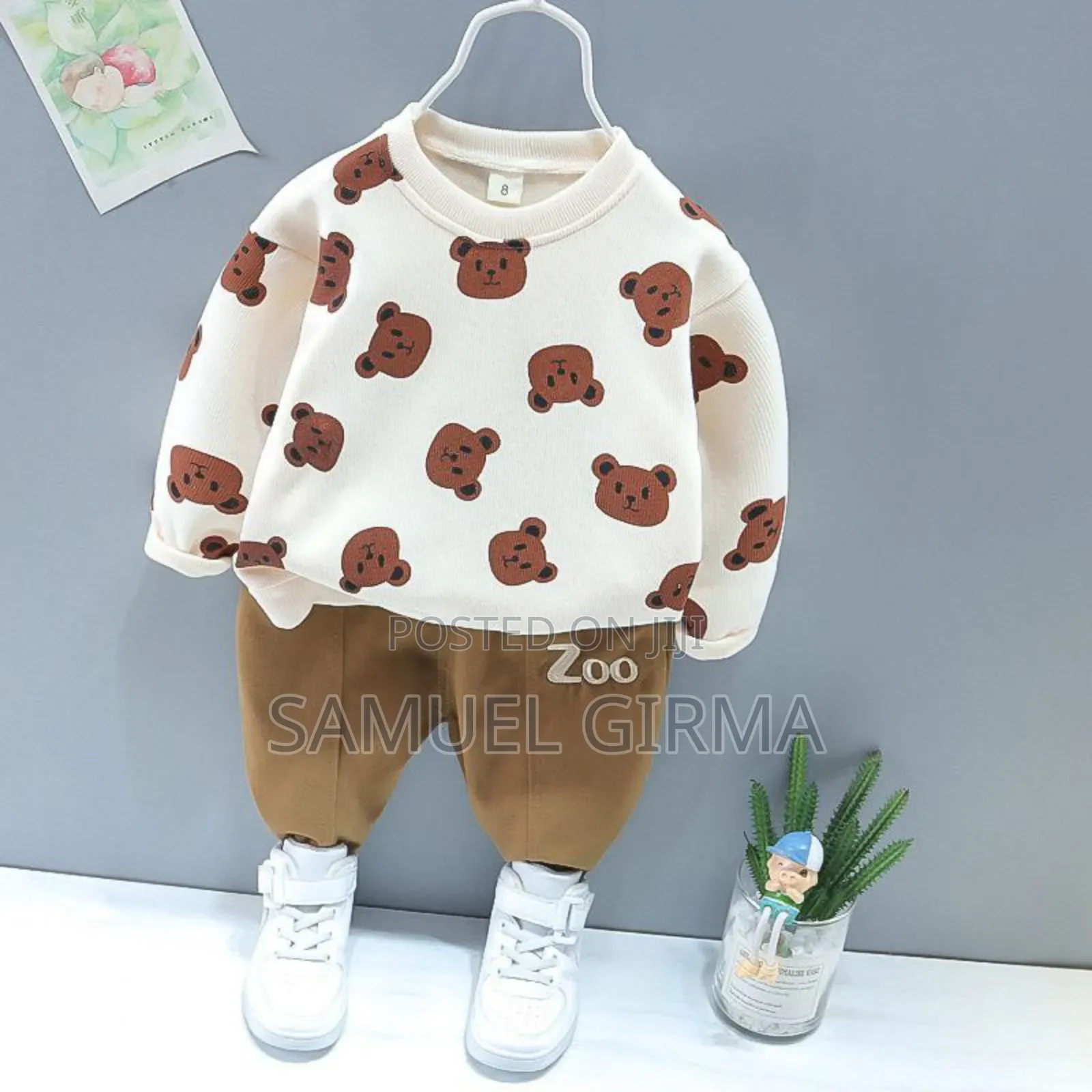 Mk- 0615 Spring and Autumn Baby Two-Piece Set Outfit Size: 1-5 Year