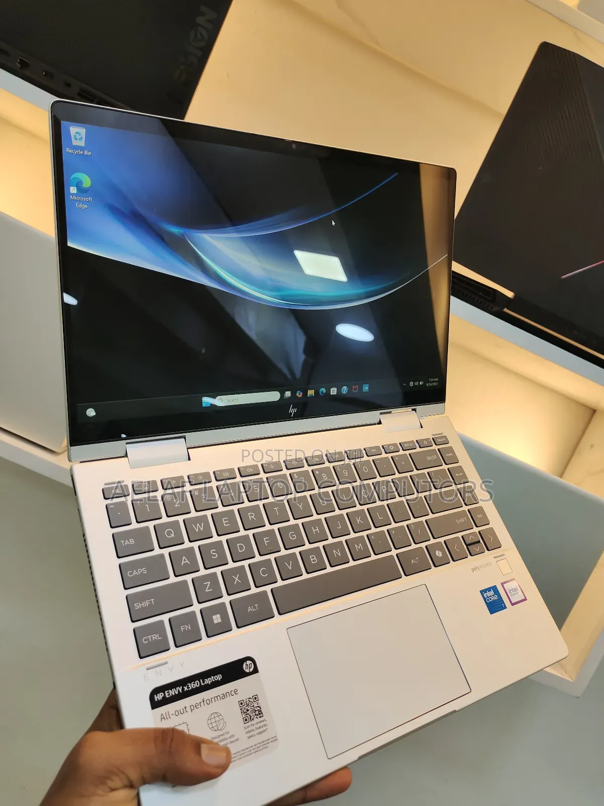 New Laptop HP Envy X360 16GB Intel Core I7 SSD 512GB