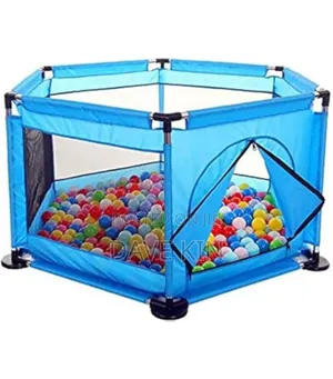 Babies Playing Fence