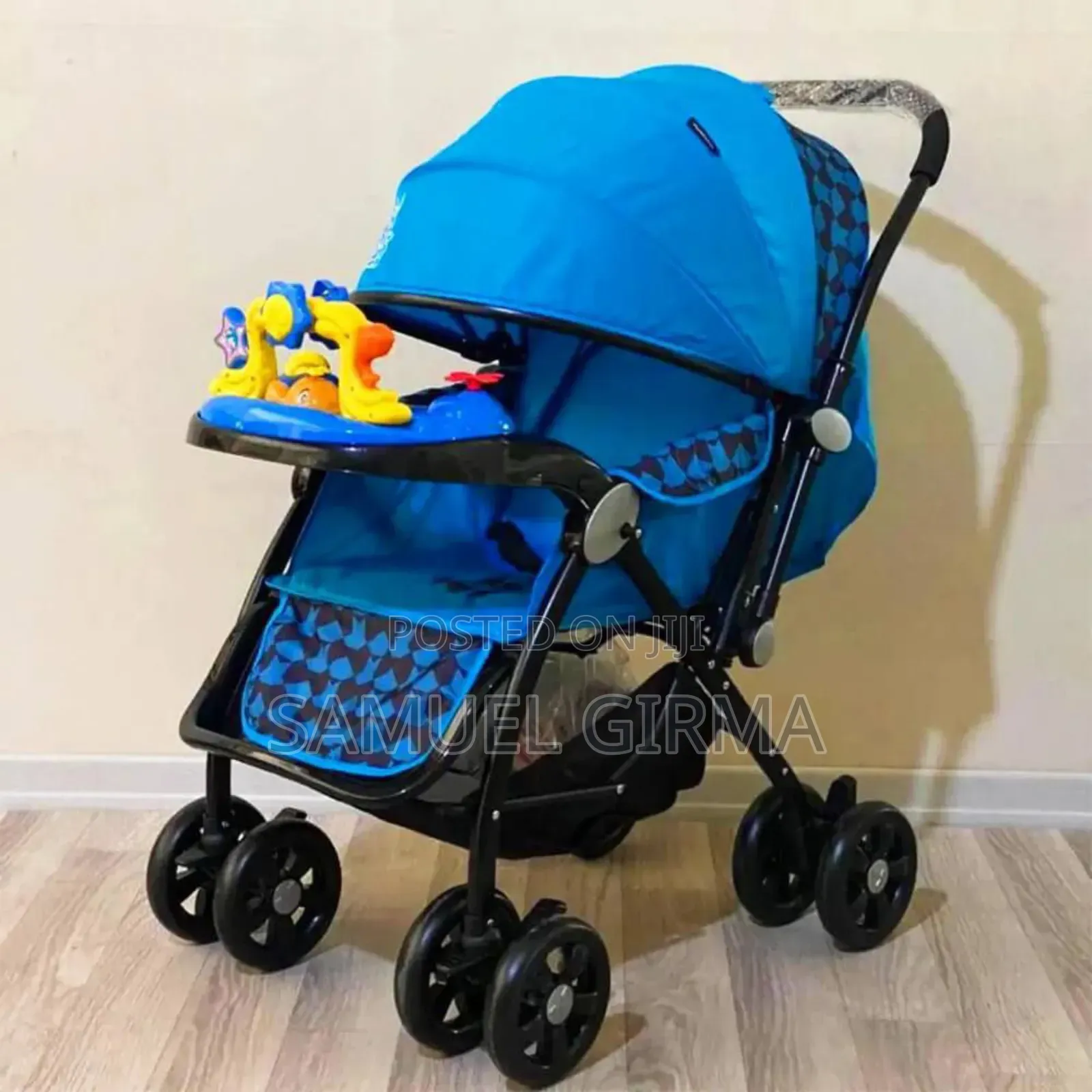 ራሱ መጫወቻ ያለዉ (የሚገጠም የሚነሳ) Baby Stroller