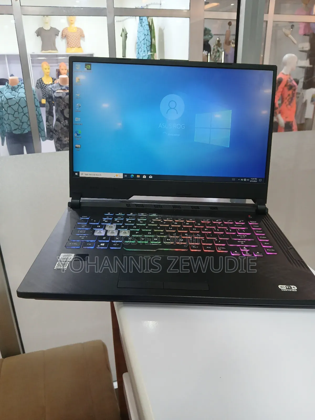 New Laptop Asus ROG Strix G15 16GB Intel Core I7 SSD 1T