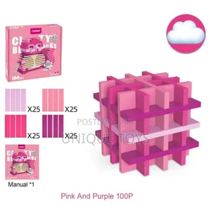 Wooden City Blocks – 100 PCS No Glue No Buckles