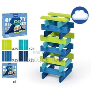 Wooden City Blocks – 100 PCS No Glue No Buckles