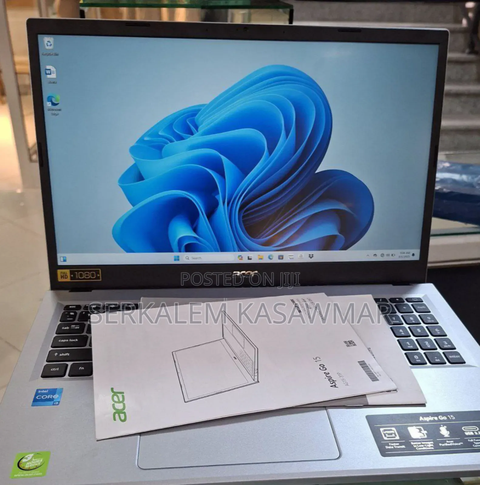 New Laptop Acer Aspire 1500 8GB Intel Core I3 SSD 512GB