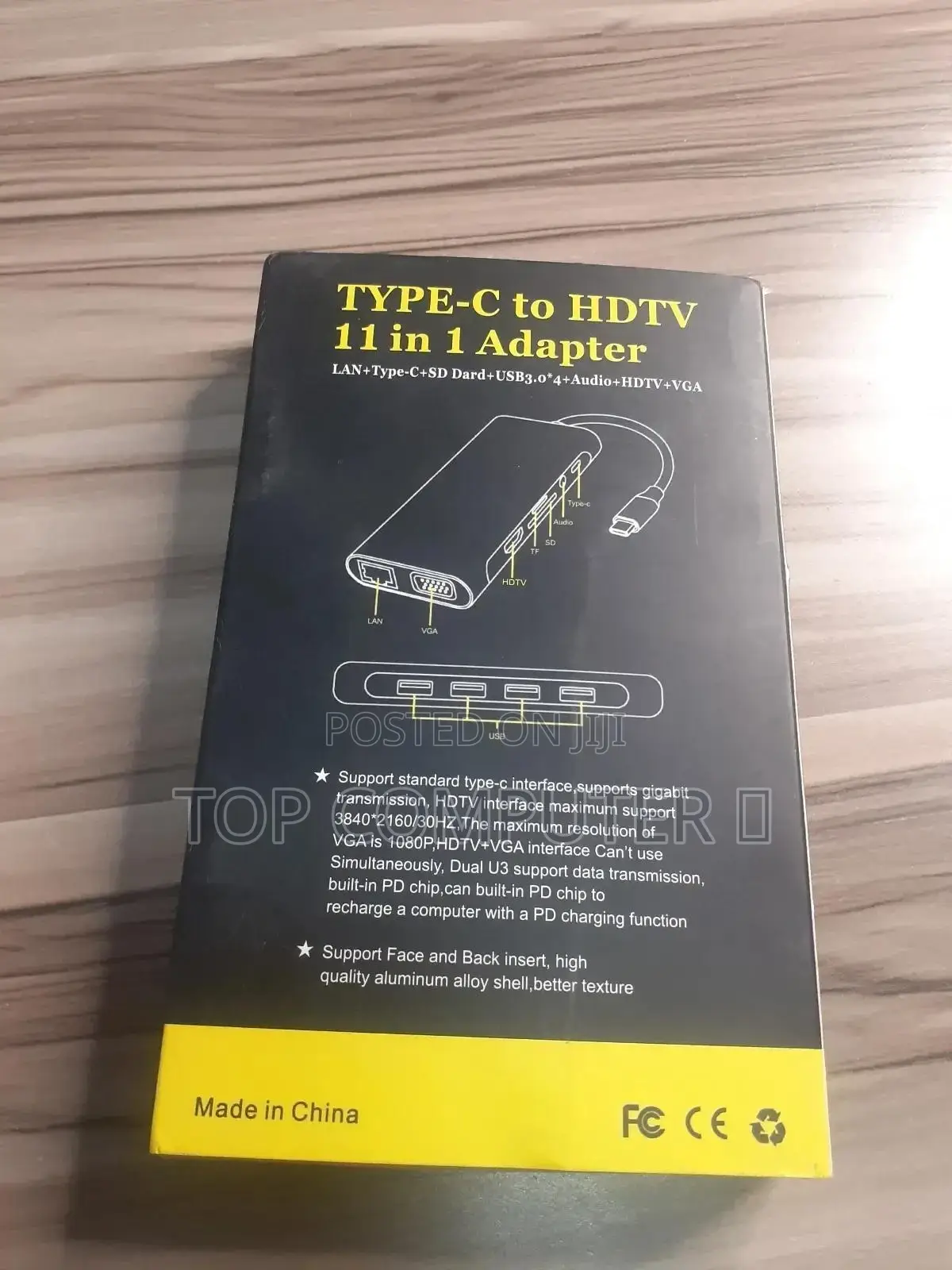 Type C to Hdmi.Vga Dp.Usb.Rj45.Sd.All Cable