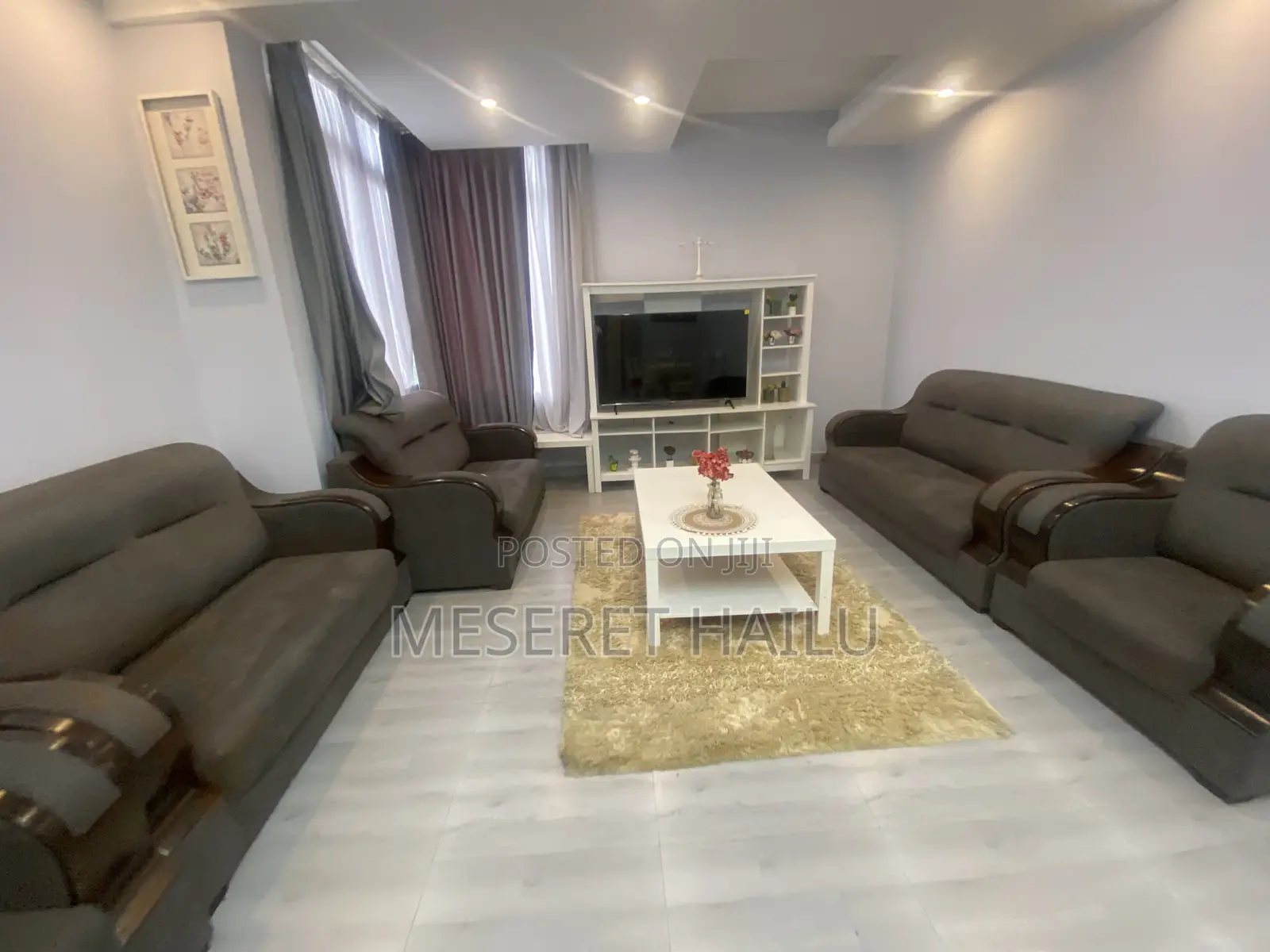 Furnished 3bdrm Apartment in Megenaga, Yeka for rent