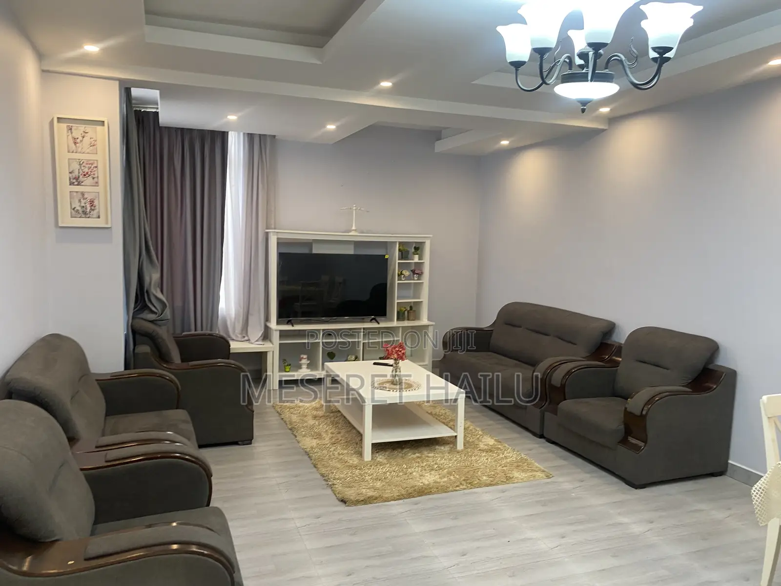 Furnished 3bdrm Apartment in Megenaga, Yeka for rent