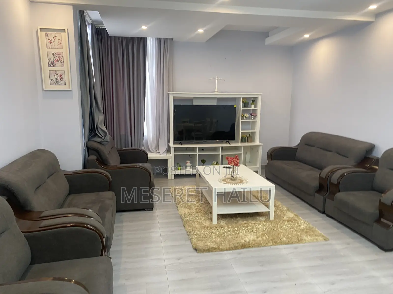 Furnished 3bdrm Apartment in Megenaga, Yeka for rent