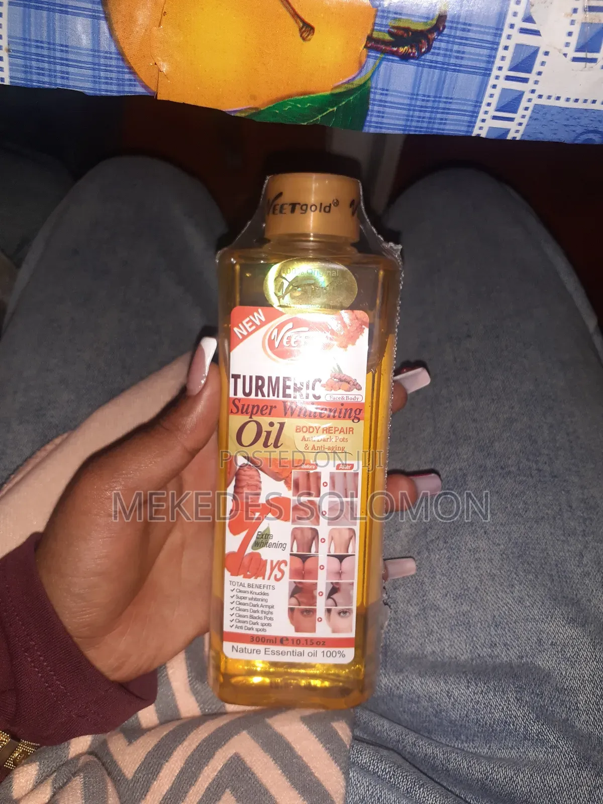 Veet Gold Turmeric Oil