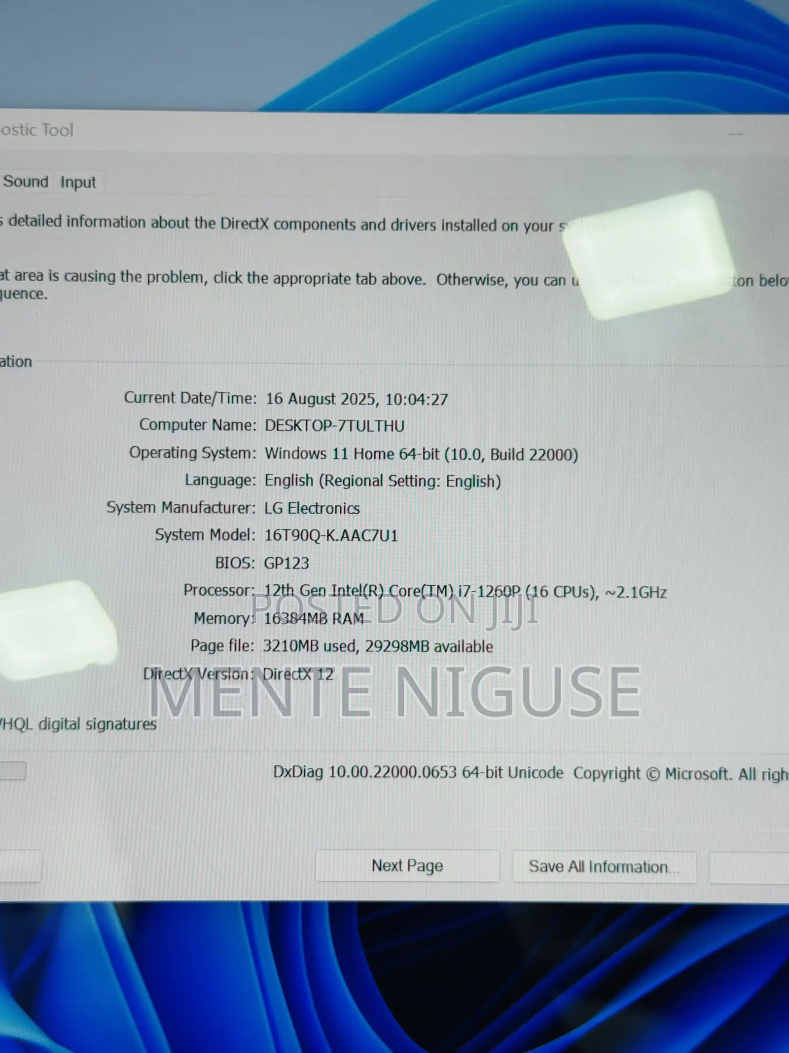 Laptop LG Gram 15.6 16GB Intel Core I7 SSD 512GB